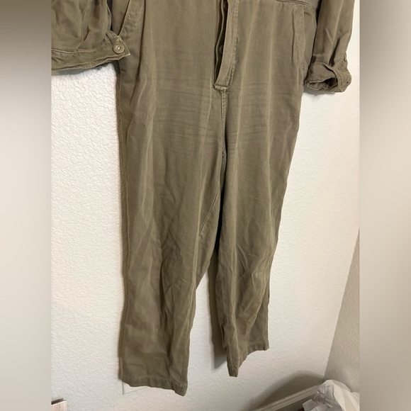 CJLA Carly Jean Jumpsuit Utility Olive Dark Khaki Women Large Boutique - Picture 12 of 15